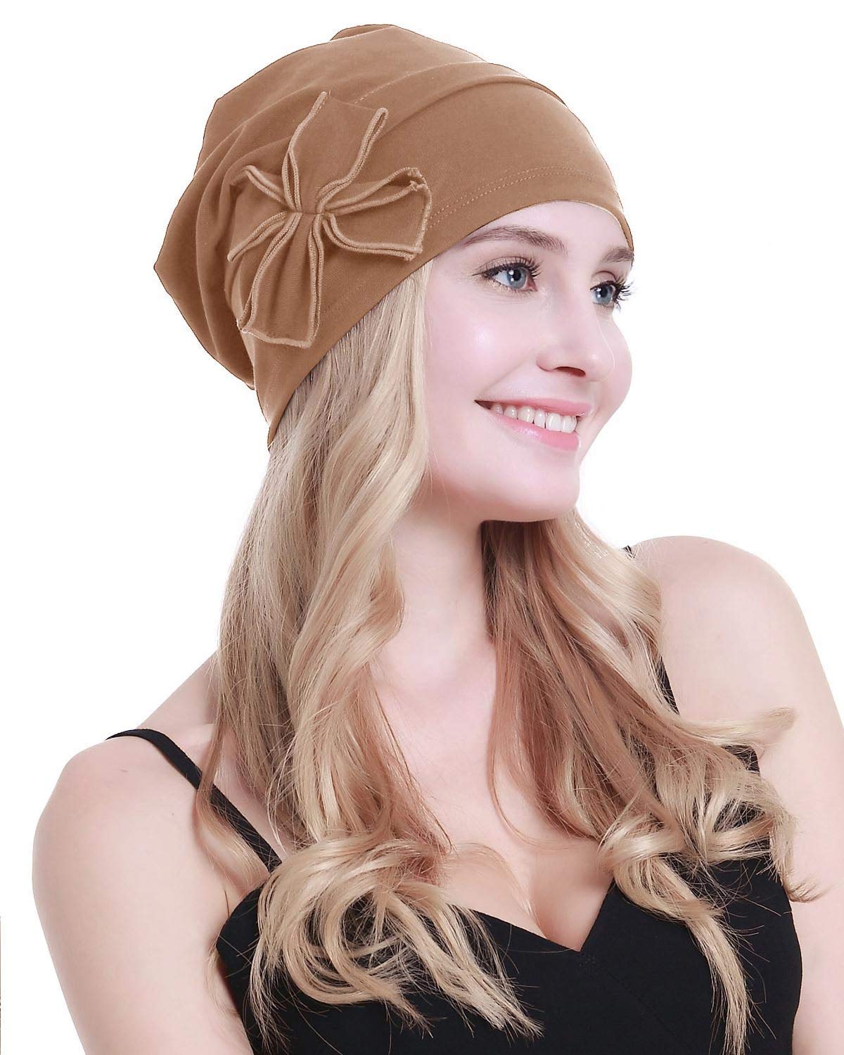 osvyo Bamboo Chemo Headscarf for Women Hair Loss – Cancer Slip On Headwear Turbans Sealed Packaging