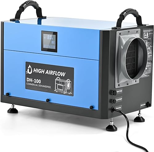 EUHOMY Deshumidificador de 190 pintas para espacios reducidos con manguera de drenaje, deshumidificador para el hogar y sótano, deshumidificación de