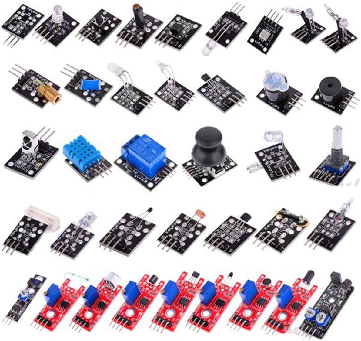 DIY Maker Ultimate 37 in 1 Sensor Modules Learning Package Kit for Arduino UNO R3 Mega2560 Mega328 Nano๏ผProvide PDF Product Guide๏ผ