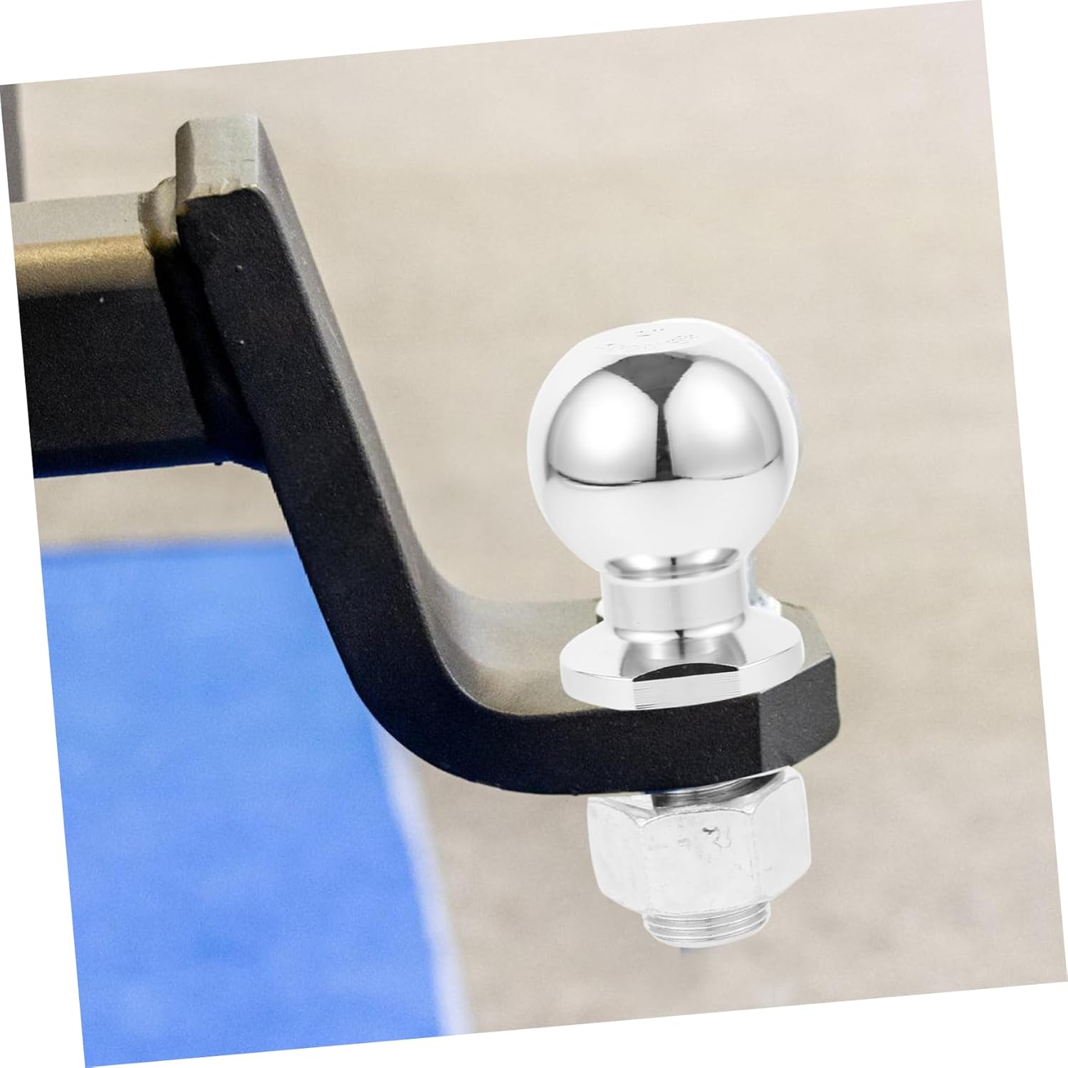 Tow Ball Trailer Hitch Replacement Tow Ball Standard for Easy Installation for Weather Conditions for Trailers and Yacht Accessories