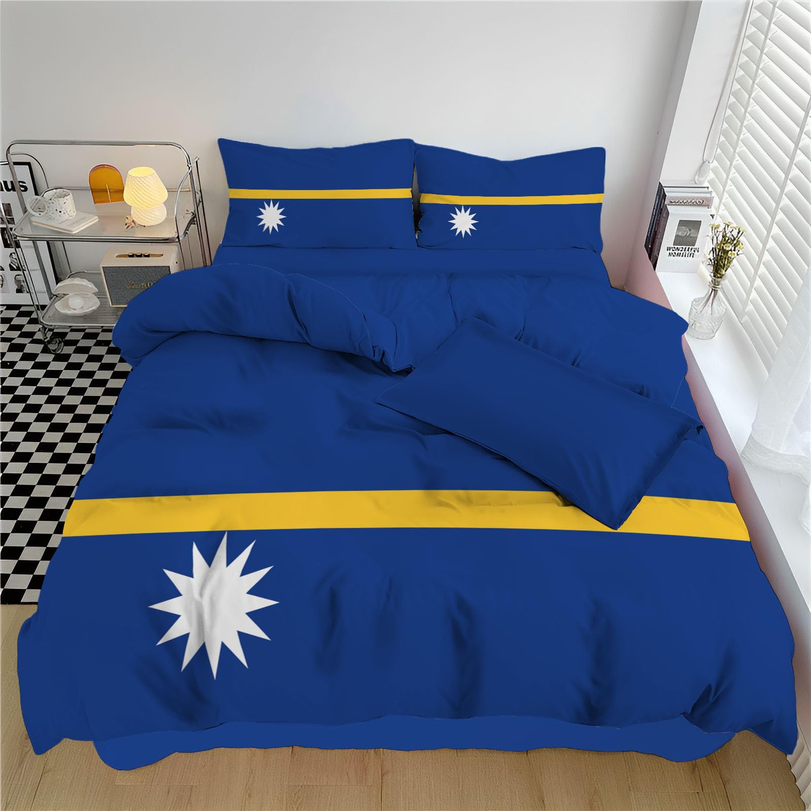 Parure housse de couette Nauru pour afficher fièrement ses couleurs à la maison