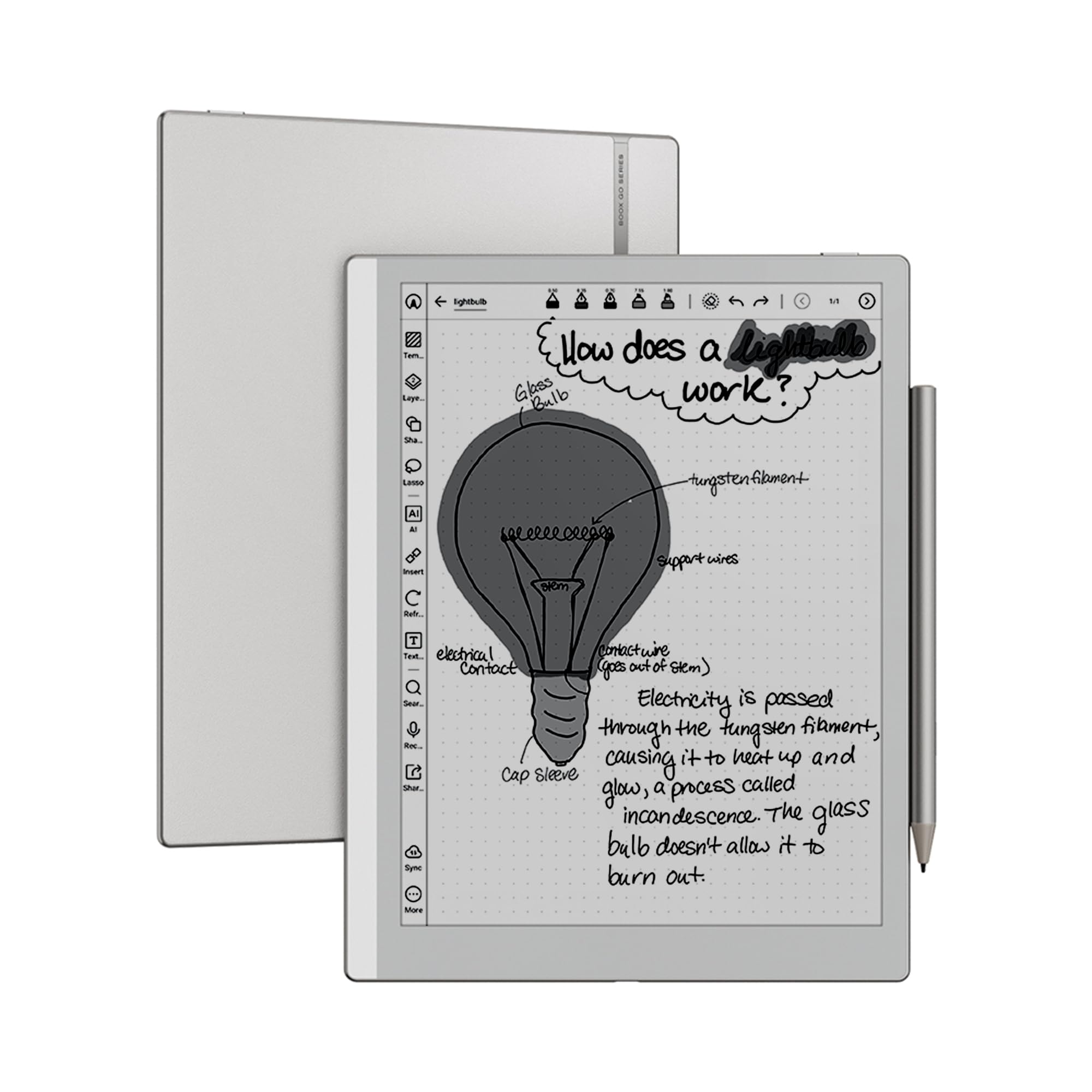 Amazon.com : BOOX Tablet Go 10.3 Gen II Lumi ePaper E Ink Tablet