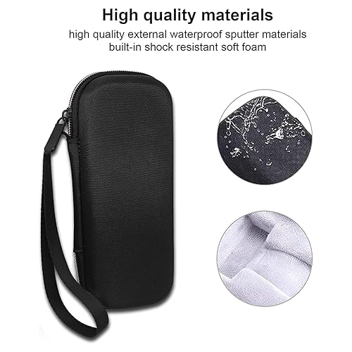 Vista 4 de LinMei Estuche rígido para recortadora One Blade QP2724/90, QP2834/70, QP2630/72, organizador de afeitadora impermeable a prueba de golpes, caja