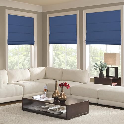 Persianas romanas sin cordón, persianas romanas opacas de alta calidad, color gris, persianas romanas de tela lavable a medida para ventanas,