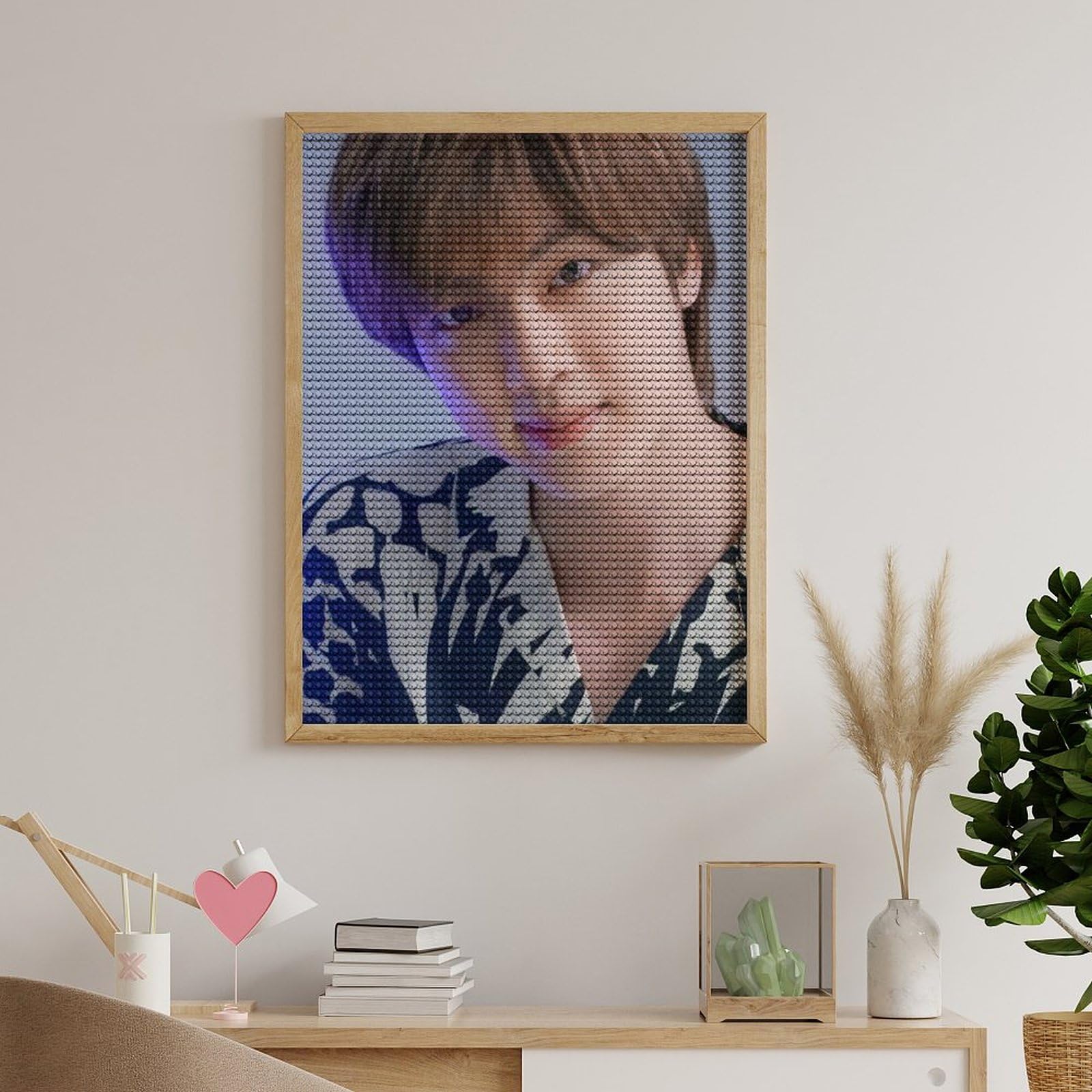 Amazon.co.jp: BTS Jin ダイヤモンドアート 丸いビーズ 操作簡単 応援