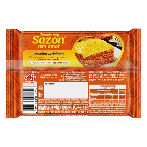 Miniatura 2 de Condimento general Sazon/pasta, papas / 2.12 oz (12 x 0.18 oz) / SAZON/masas