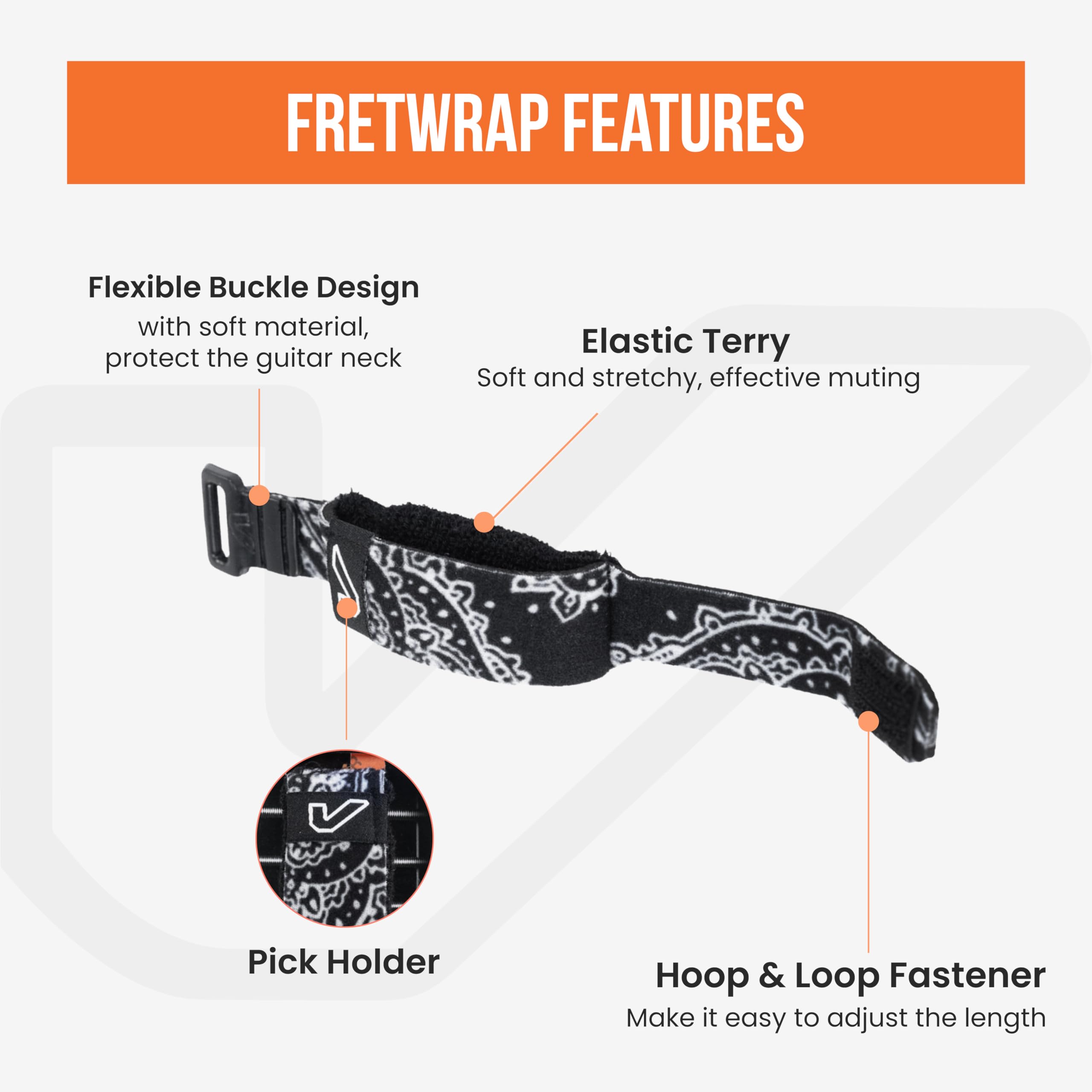 Amazon | Gruv Gear グルーブギア FretWraps FW1-BNB-SM フレット