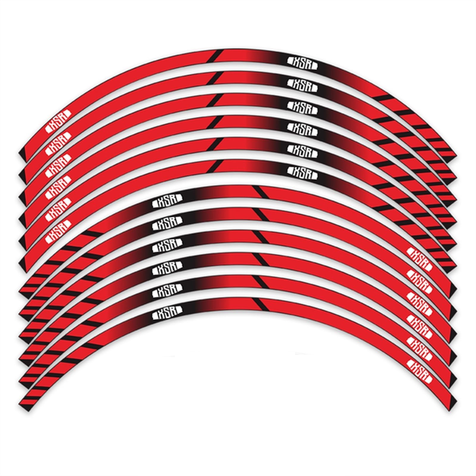 Frynuzb A1 Applique For For Xsr 12 Reflective Wheel Rim Stickers Wheel Hub With Decals(A1)
