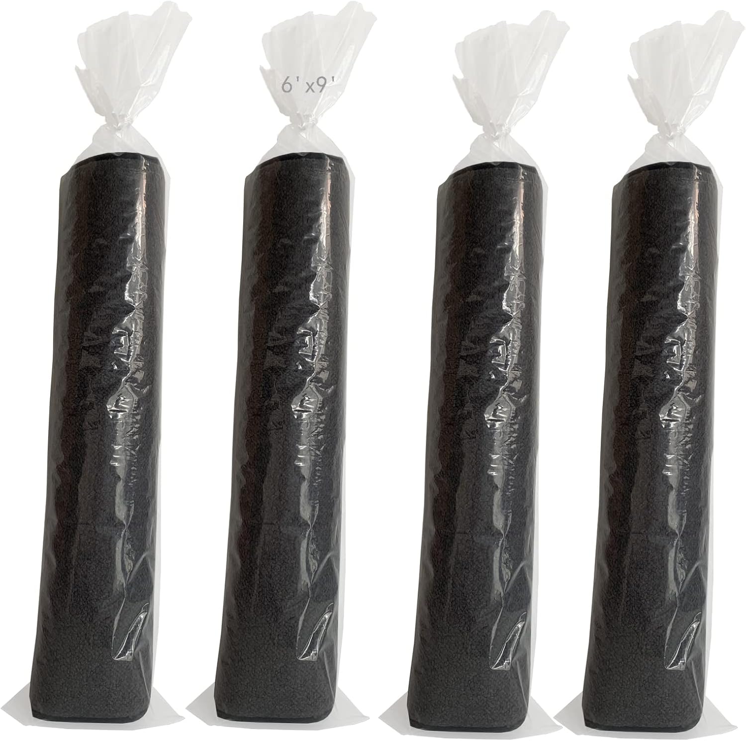 4 Pcs Rug Storage Bag with 10 TiesFits Rug up to 6'x9',4.5