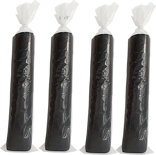 4 bolsas de almacenamiento para alfombras con 10 lazos, se adapta a alfombras de hasta 6 x 9 pies, 4.5 mil, bolsa de almacenamiento de alfombras de