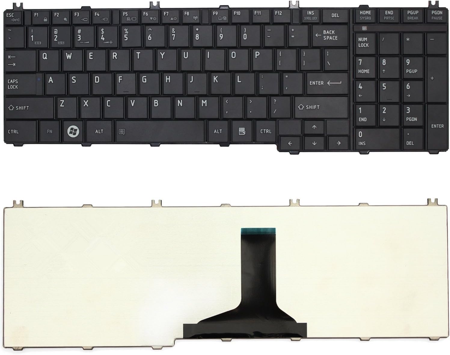 US Layout Laptop Keyboard for Satellite L750 L750D L755 L755D L770 L770D L775 L775D Series Laptop.