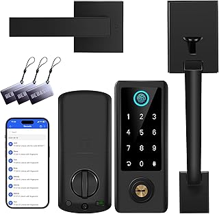 Fingerprint Door Lock with Handle Sets, ...