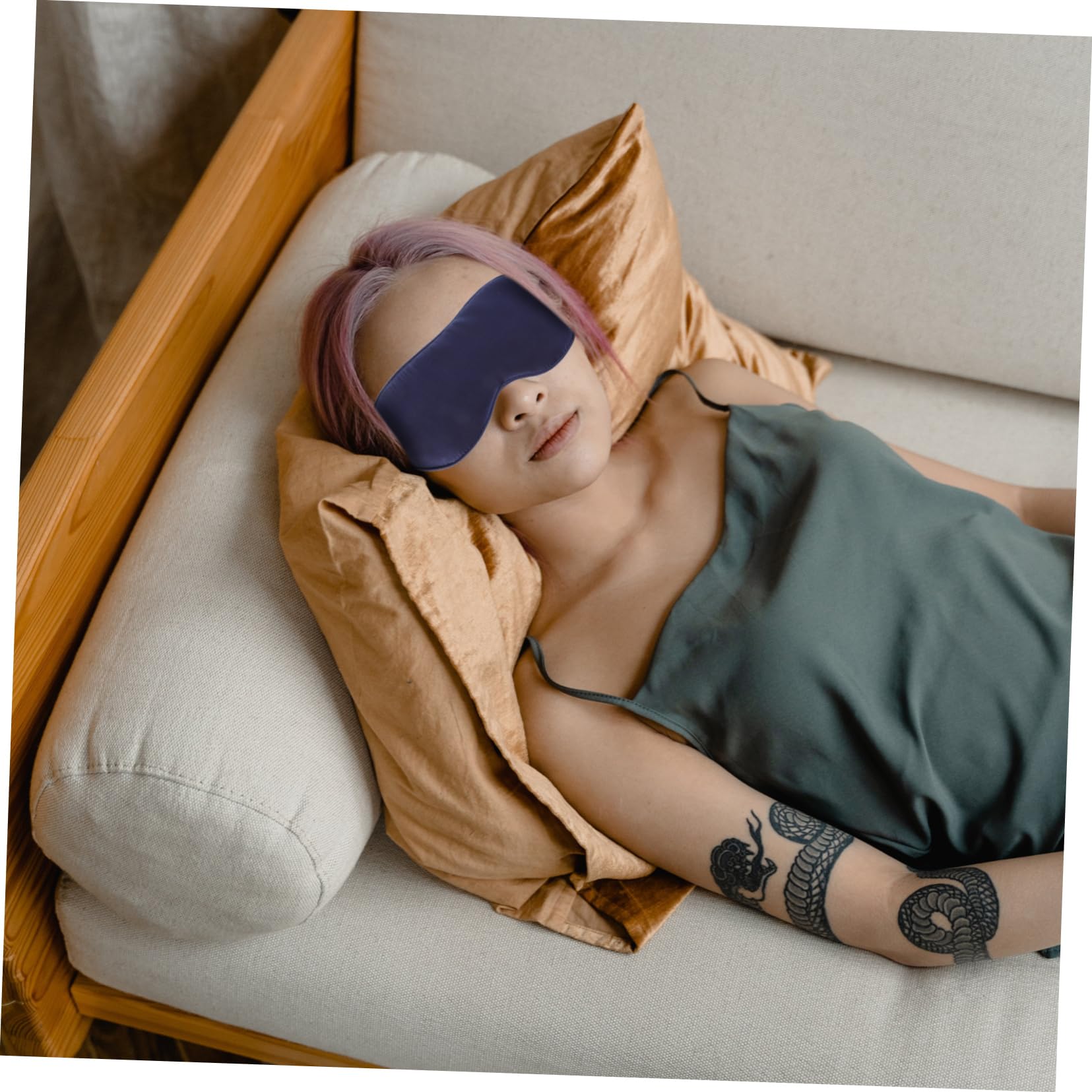 BESTYASH 3 Sätze Schlafmasken Erwachsene Verstellbare Augenmasken Aus Momme Lichtundurchlässige Schlafmasken Für Entspannende Nächte Und Reisen 2 Stück * 3