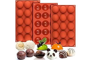 Mity rain 3 Pcs Practical Hot Cocoa Bombs Mold