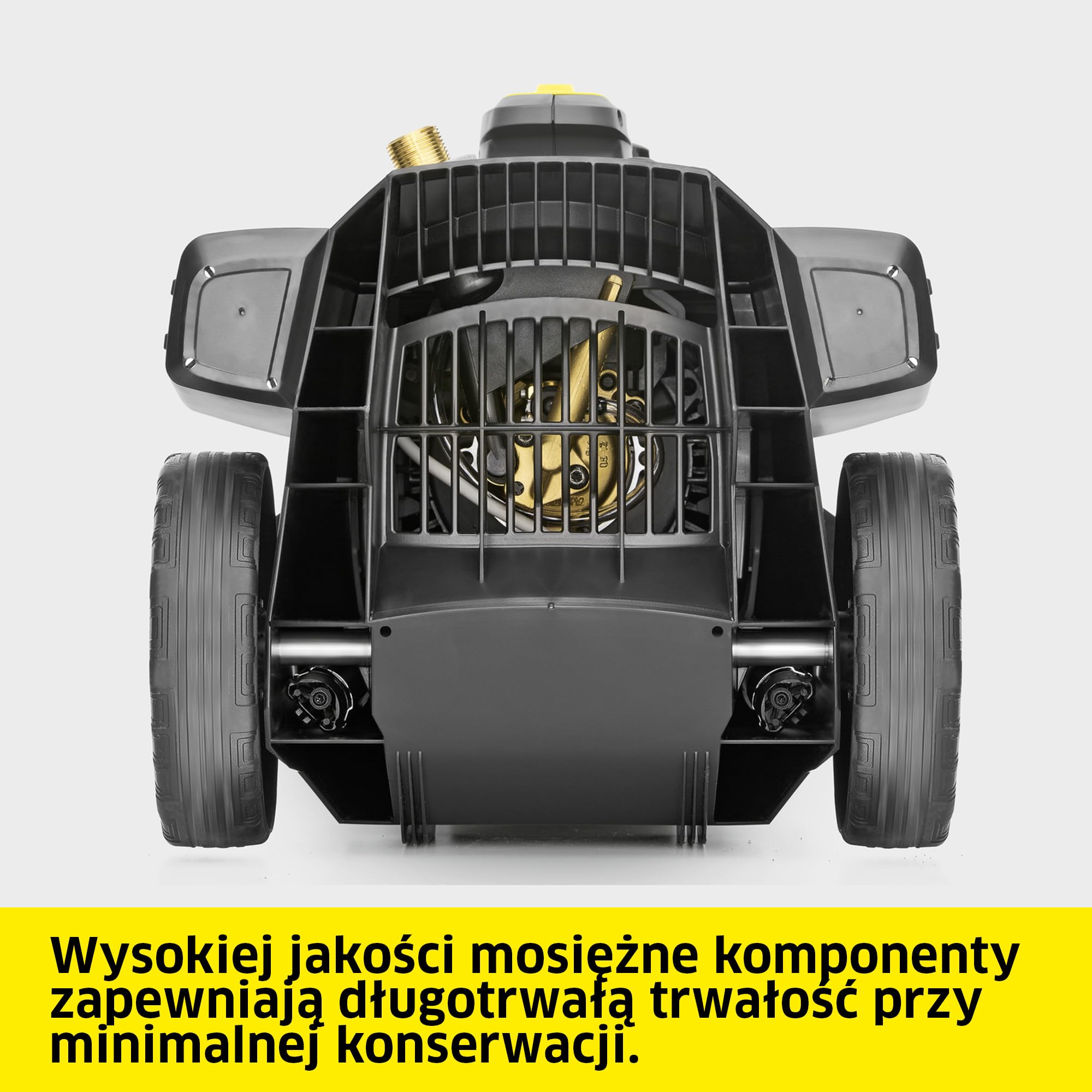 Kärcher urządzenie wysokociśnieniowe HD 5/17 C Plus, ciśnienie robocze: 170 bar, wydajność: 480 l/h, waga: 26 kg, wąż: 15 m, pistolet wysokociśnieniowy, lanca spryskująca, dysza rotacyjna. Zimna woda