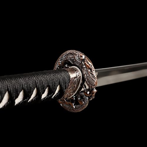 Miniatura 5 de CHENGYING Espada Katana Real Hecho a Mano Espada Samurái Japonesa Desmontable Espada