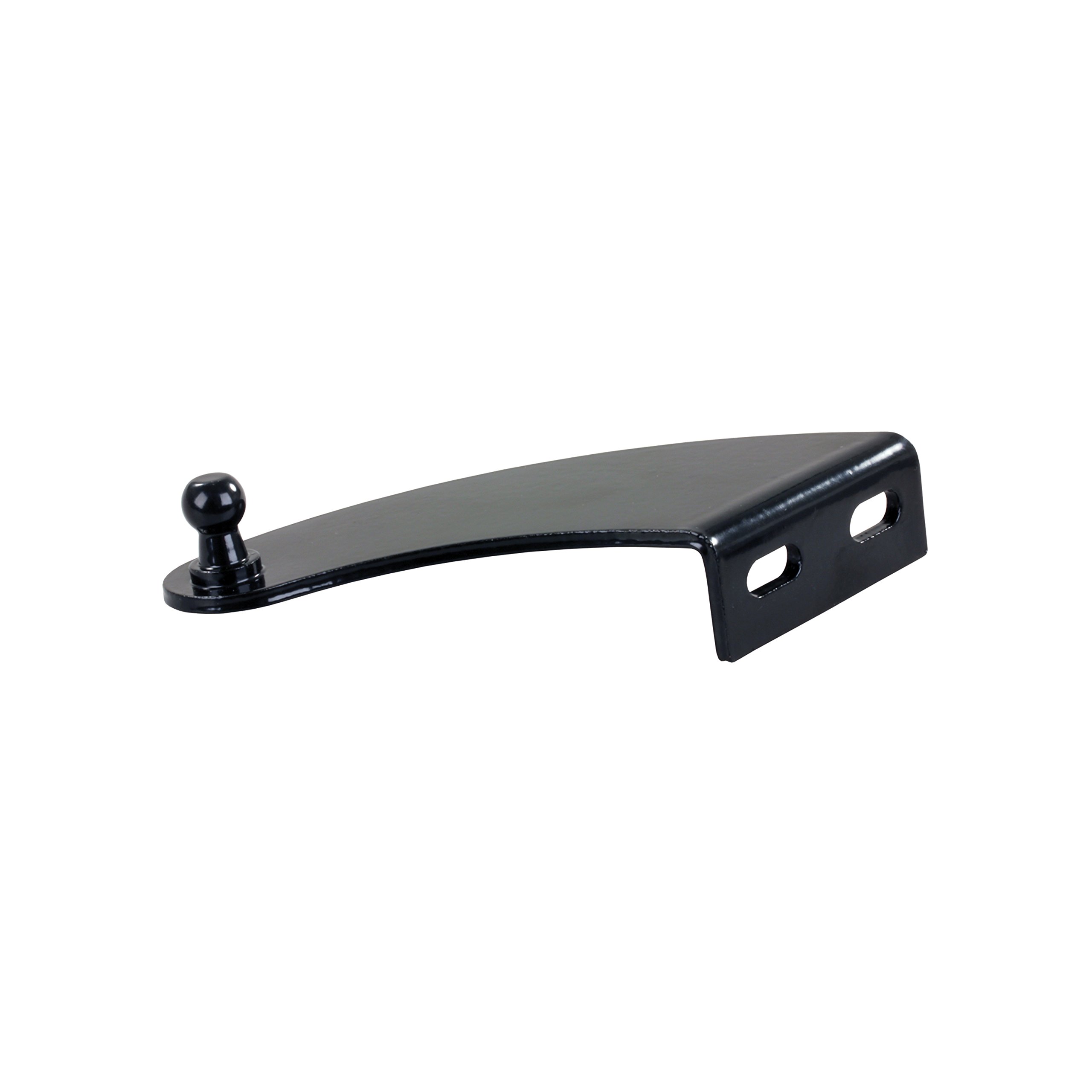 JR Products(BR-1125-BP) Black Left Curved Bracket