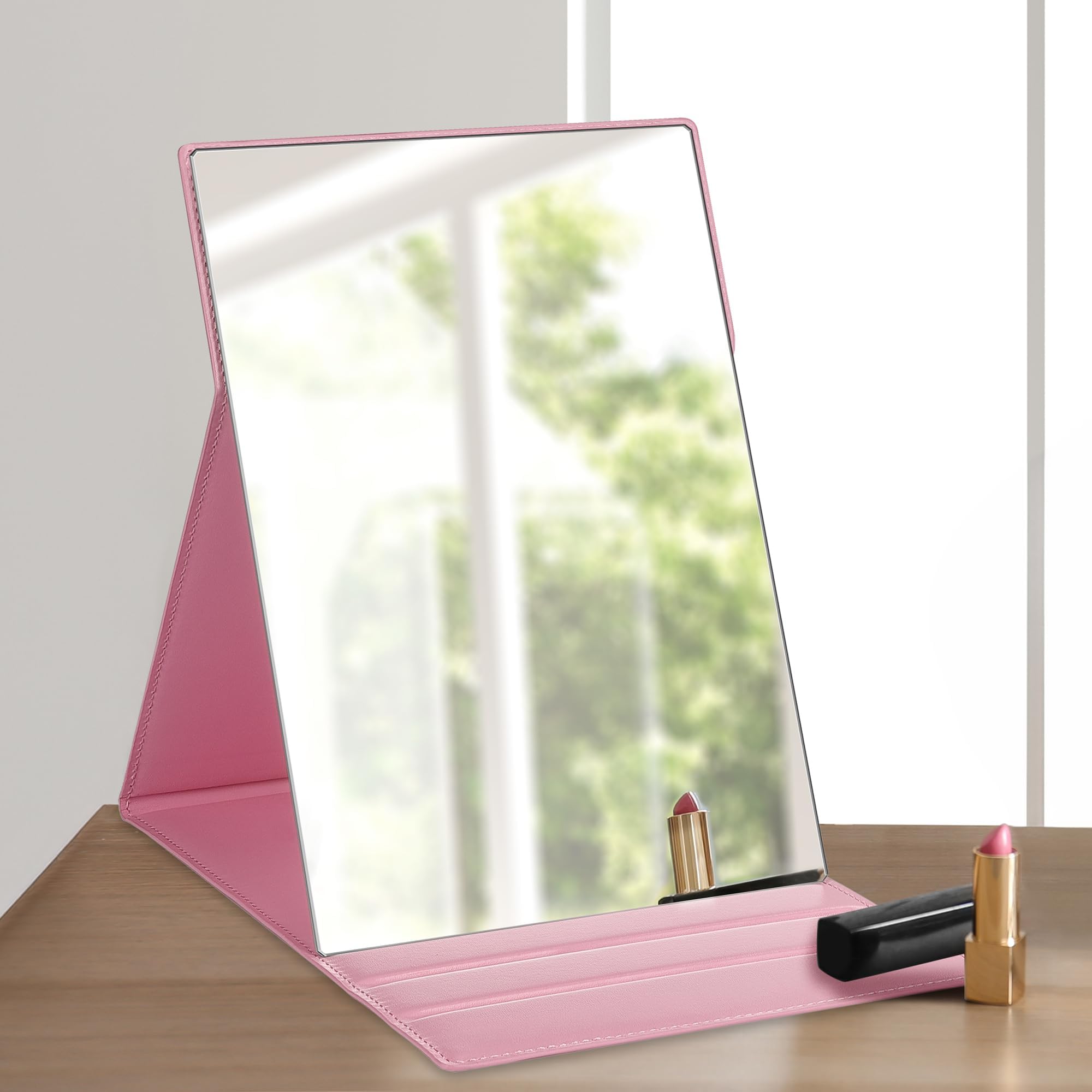 Amazon.co.jp: KOUCOE Stylish Table Mirror with Real Look, 鏡 卓上 卓上ミラー ...