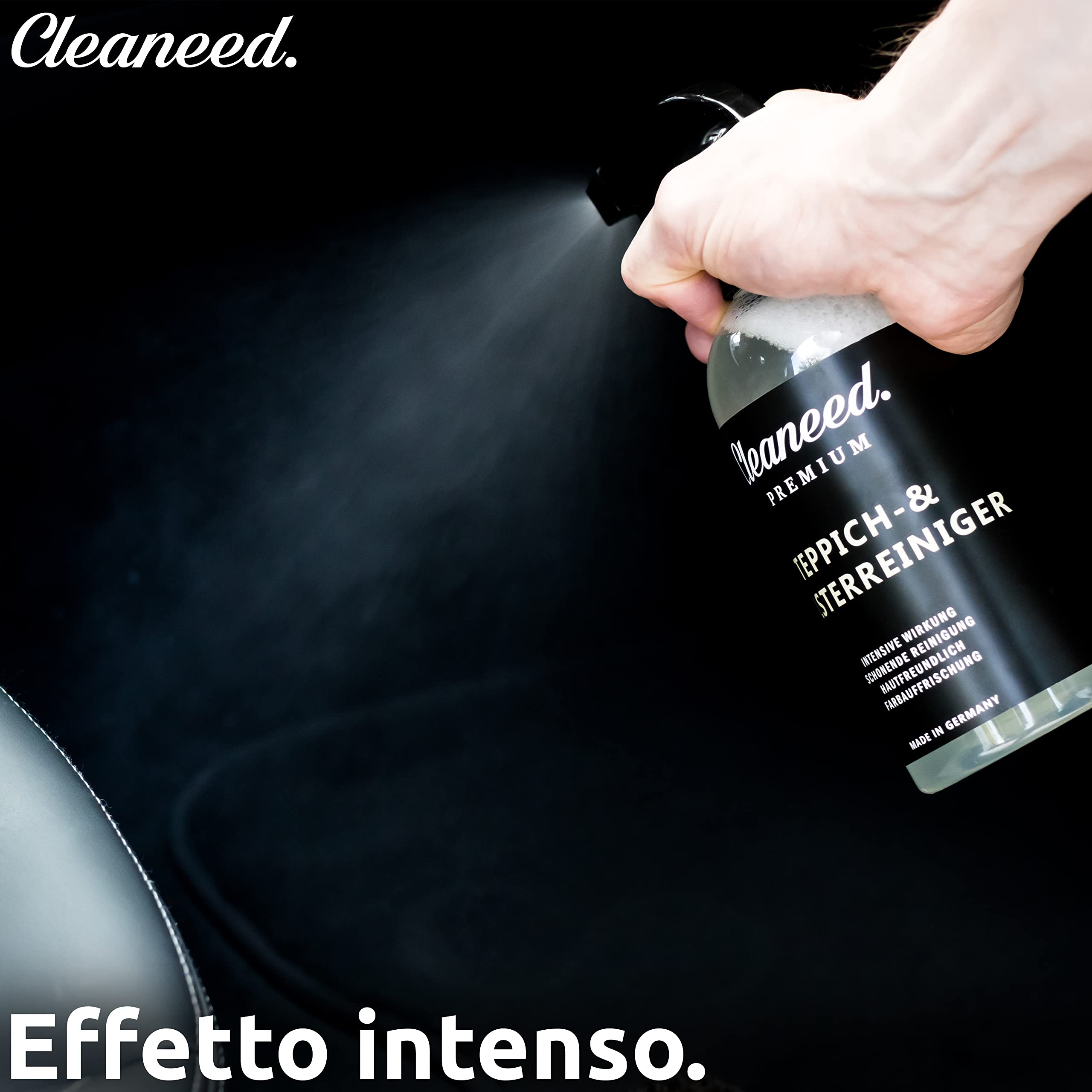 Detergente premium per tappeti e tappezzerie - delicato per la pelle, pulisce delicatamente e rinfresca i colori - Made in Germany