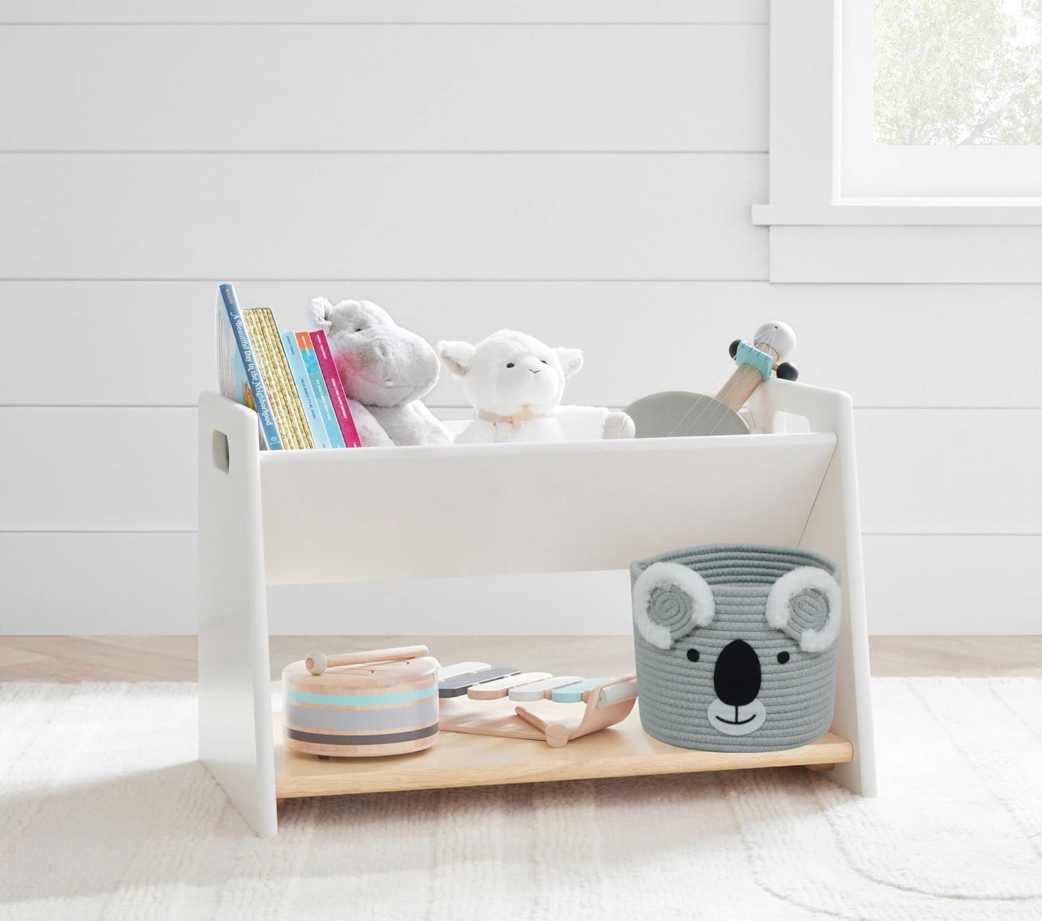 T&T Homewares Koala Storage Basket Small Size, Ideal for Baby Diapers, Laundry, Nursery & Kids Room - Versatile Organizer for Woodland Decor, Pet Toys