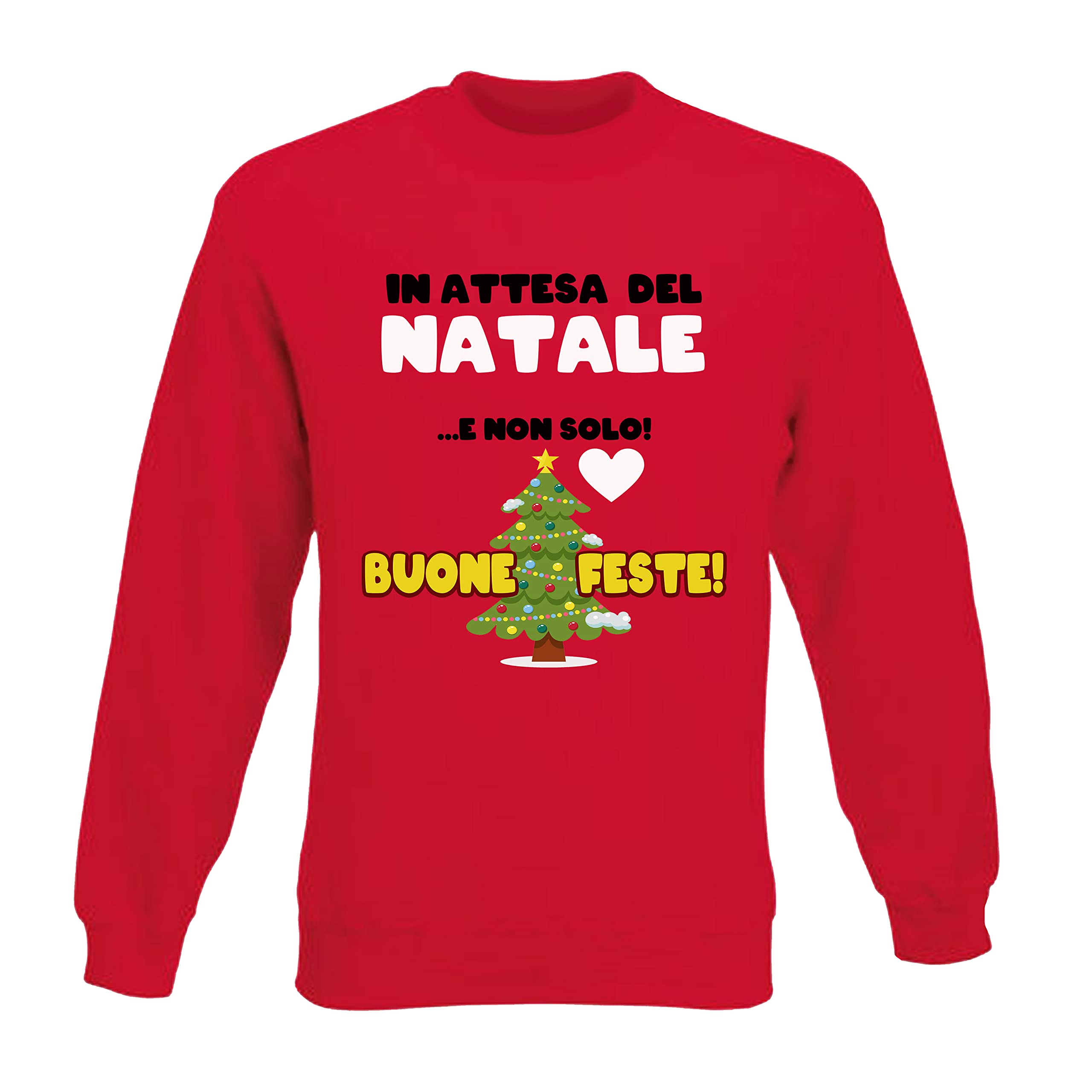 Coppia Felpe Natale - Incinta - Gravidanza - in Attesa - del Natale e Non Solo - Coppie - Partner - Lui Lei - Coppie Natalizie