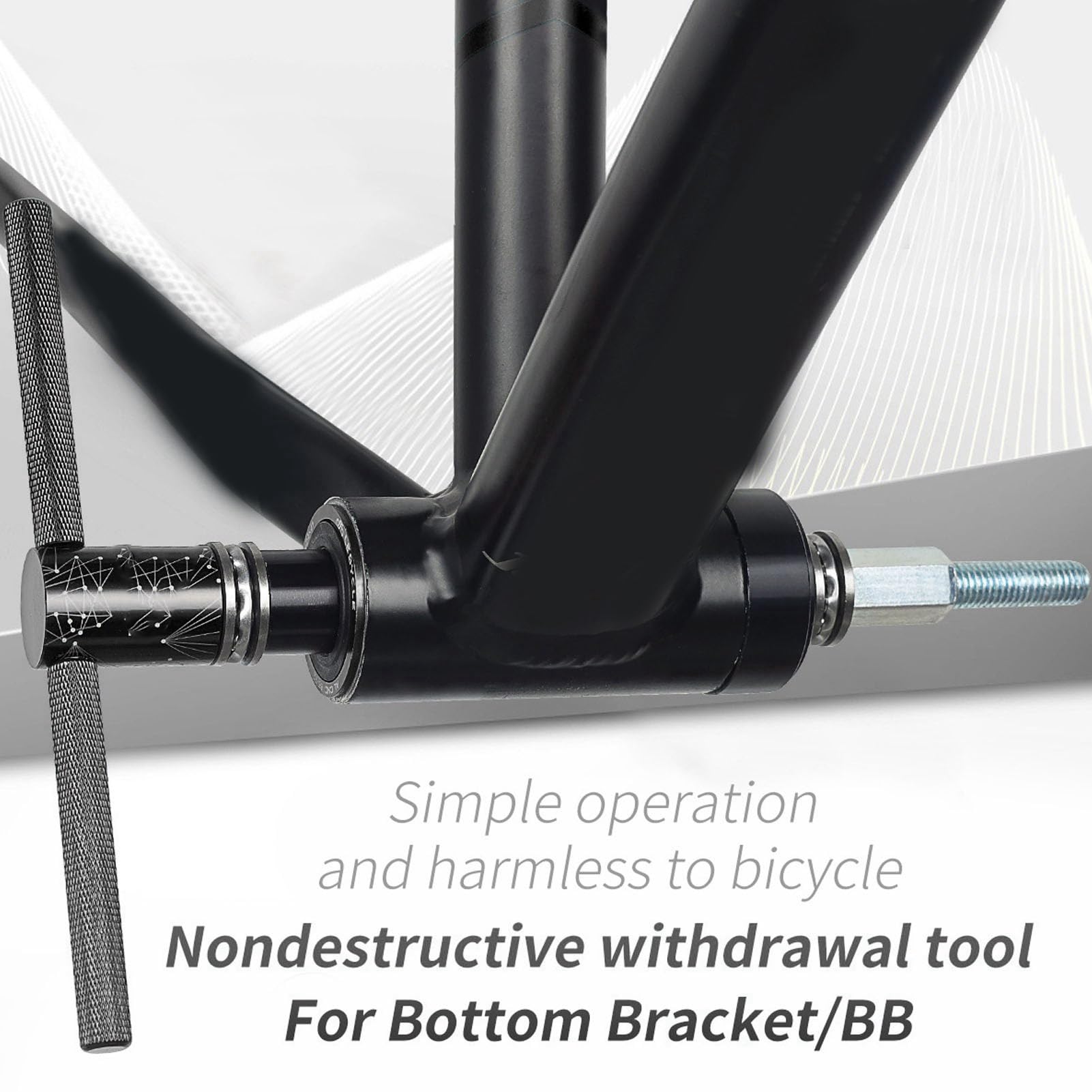 Outil Extracteur De Roulement De Pédalier ZYEKIU – Acier Inoxydable – Compatible BB86, PF30, BB92 – Longueur 160 Mm