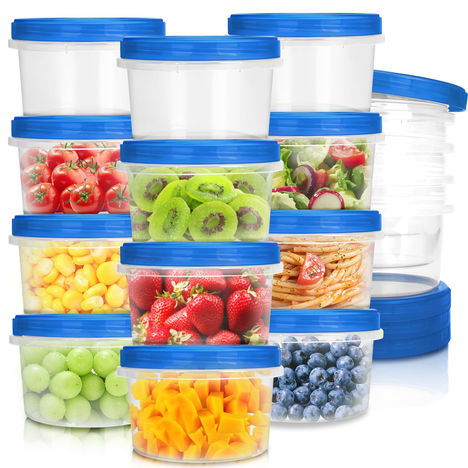 Amazon.com: Freezer Containers with Twist Top Lids, Heavy