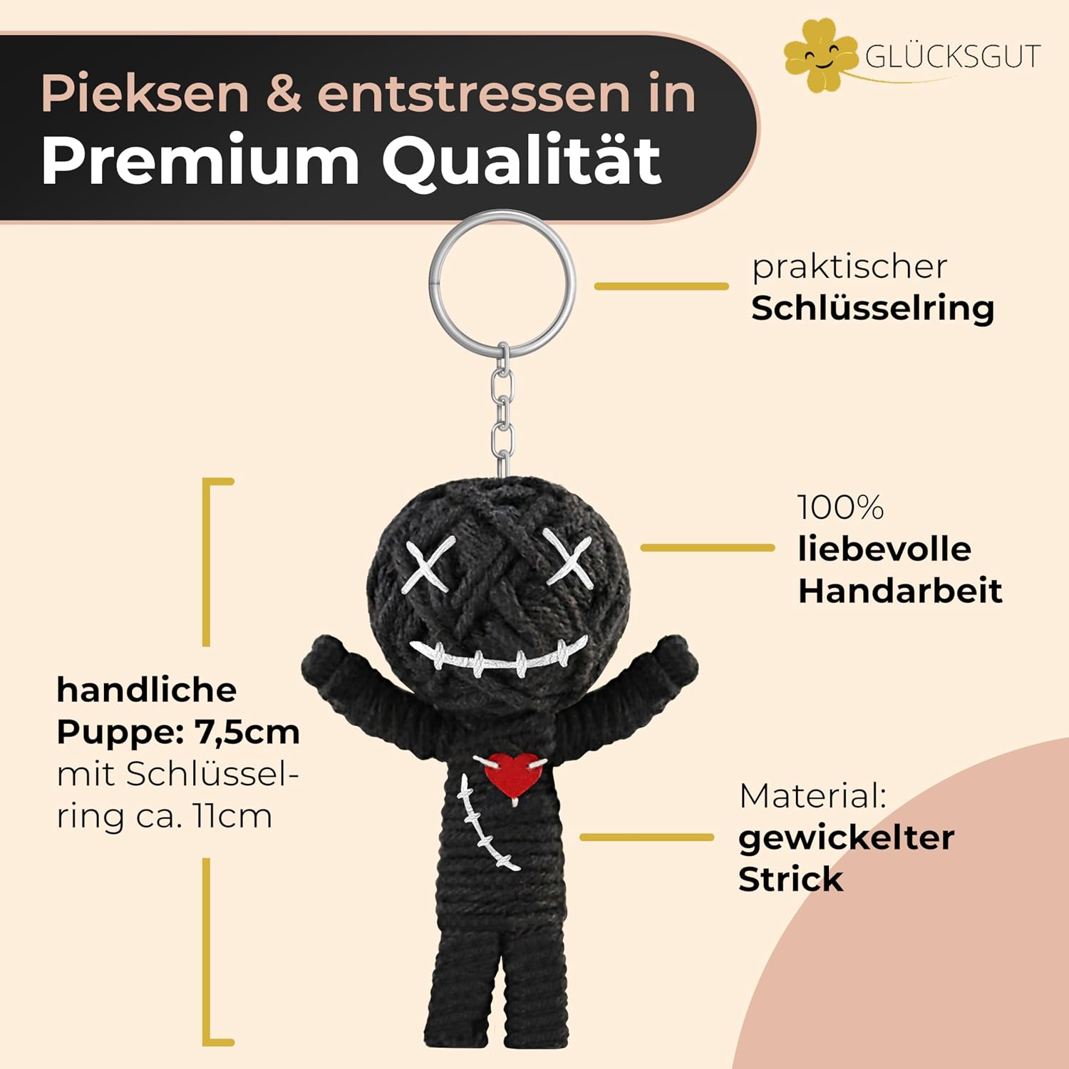 GLÜCKSGUT Voodoo Puppe 4