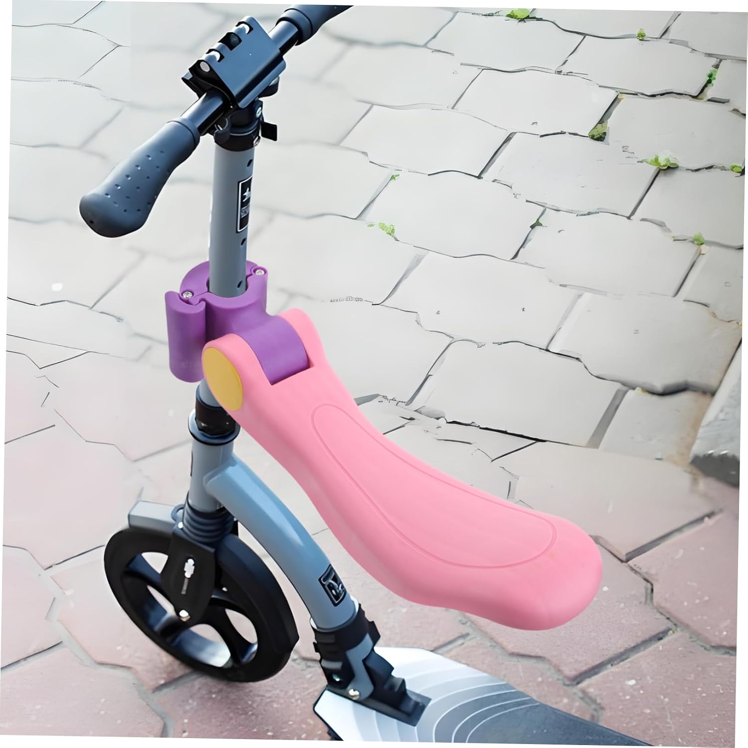 YARNOW Foldable Kids Scooter Seat Attachment Cushion Portable Saddle Replacement Accessory for Electric Scooters Comfortable and Lightweight for Toddlers and Children Travel