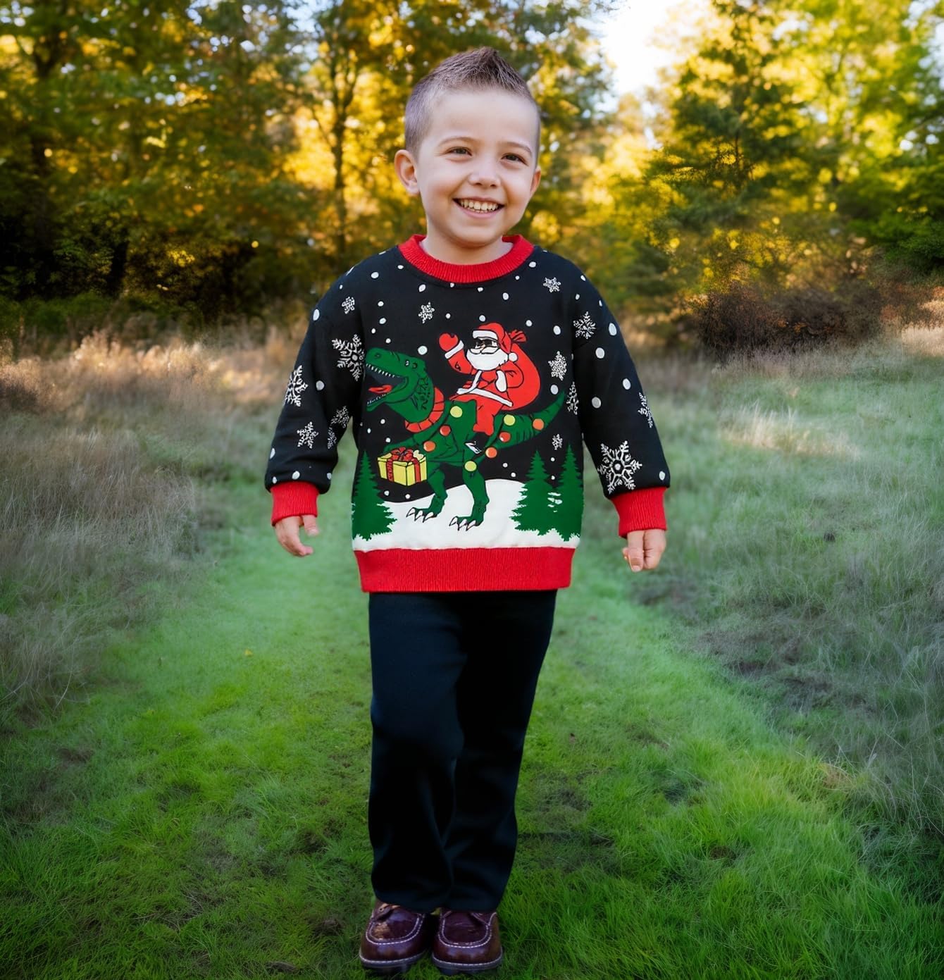 Toddler Boys Ugly Dogs Christmas Sweatshirt