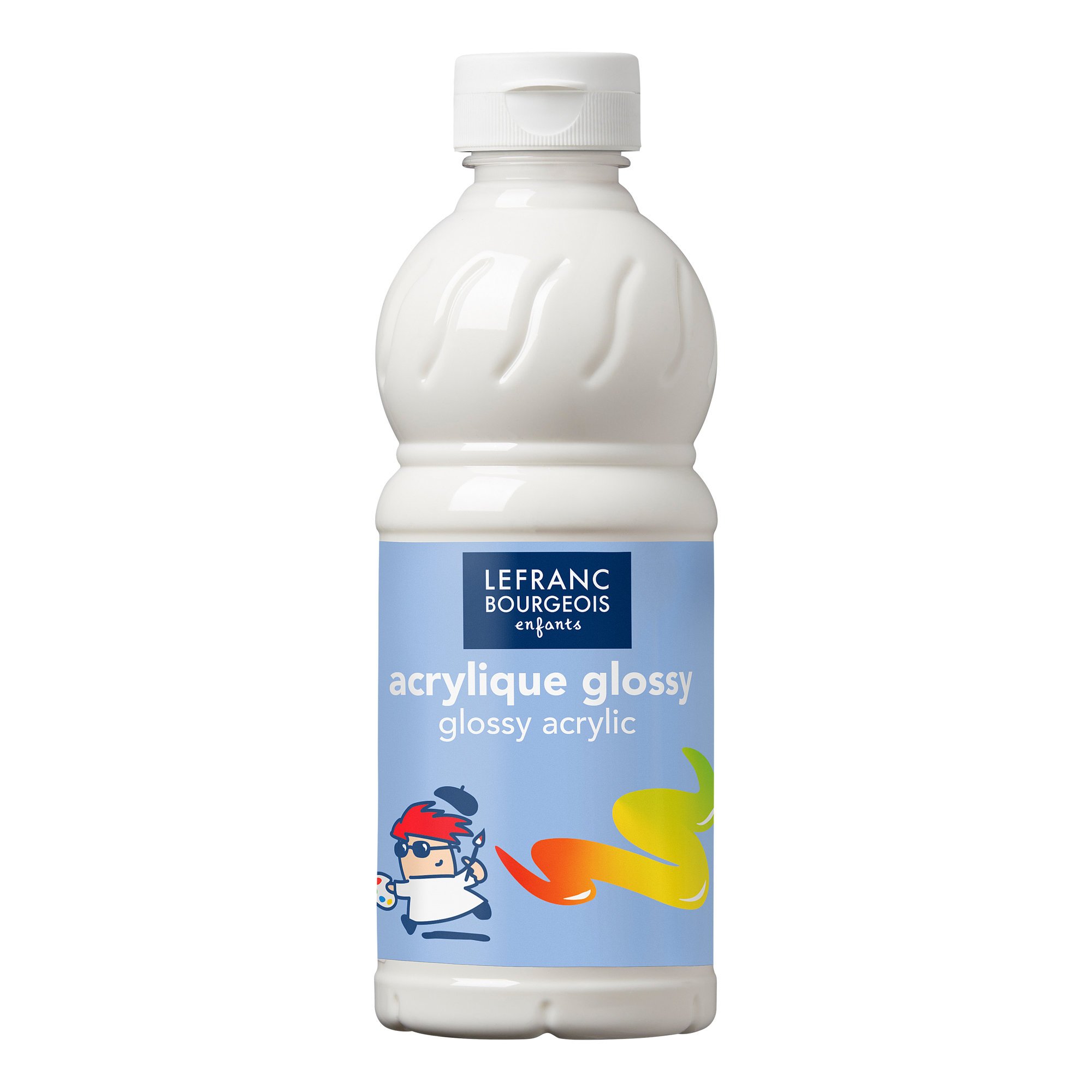 Lefranc Bourgeois- Barniz para Pintura acrílica, Color Blanco Acabado Purpurina, 500ML (188150)