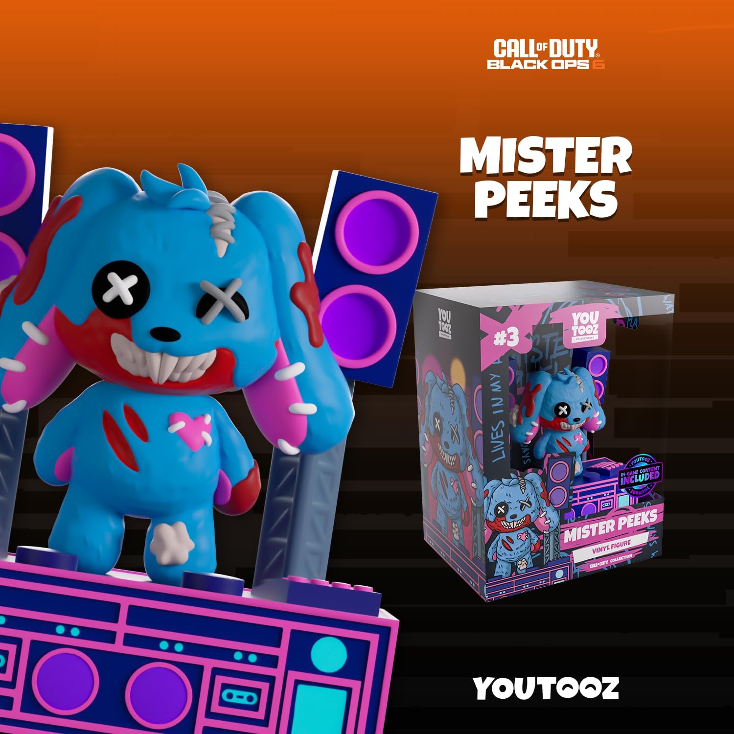 Youtooz Mister Peeks 4.6" Vinyl Figure, Call of Duty Zombies Collectible Display Figure, Gaming Merchandise for Fans and Collectors image 2