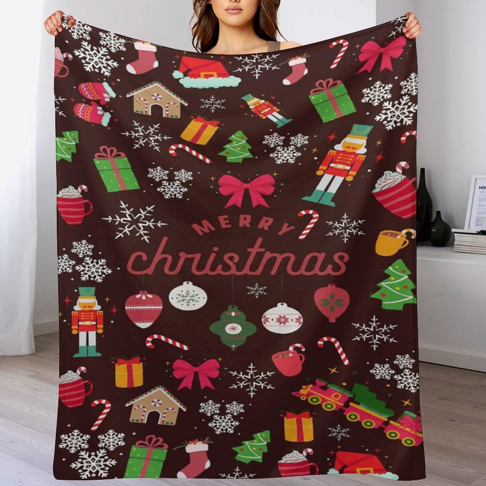 Plaid polaire chaud couverture flannel moelleuse contre le froid canapé