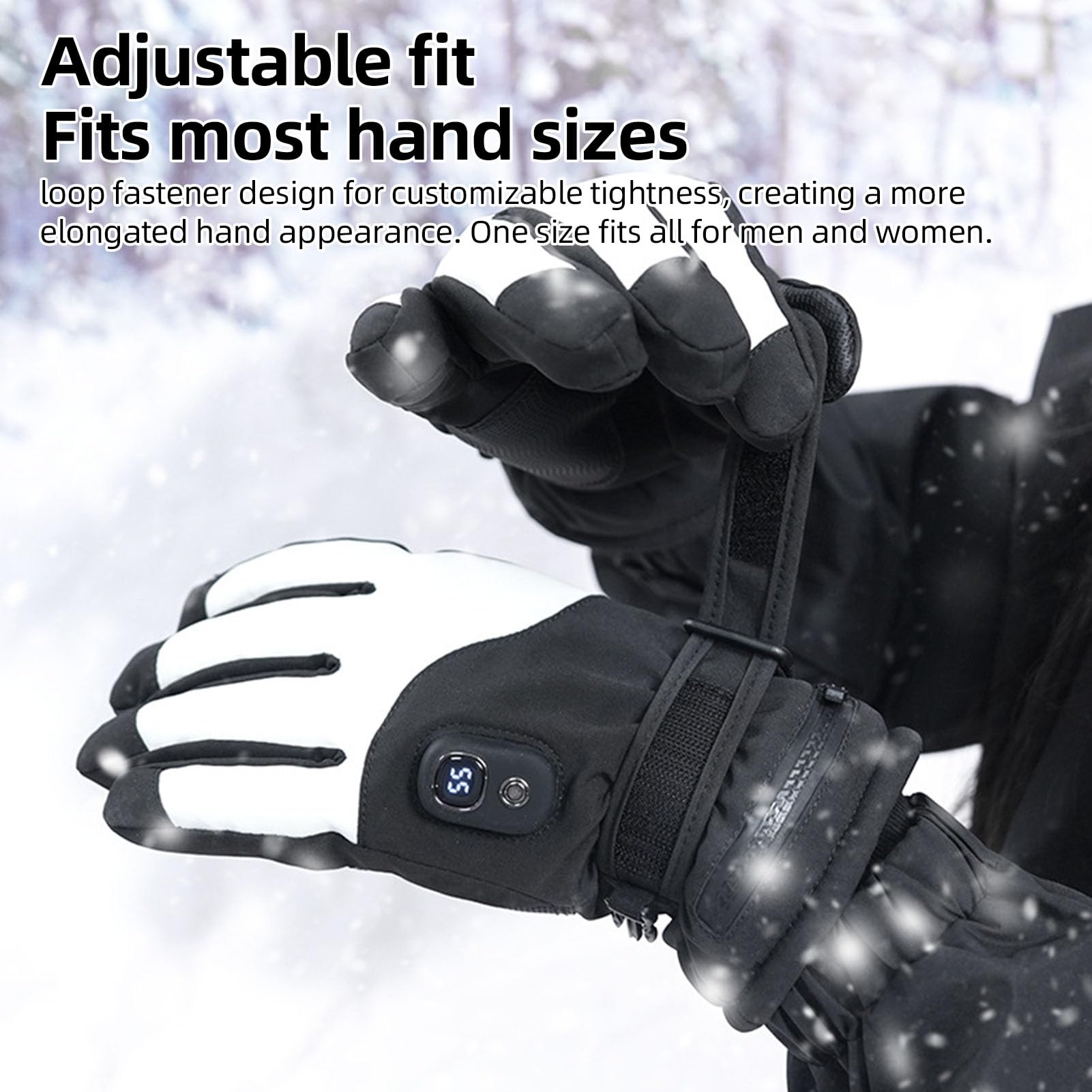 SIXRUN Calefactables, Eléctricos Recargables por USB para Calentar Manos con Opciones de Calefacción Flexibles para Actividades de Invierno Al Aire