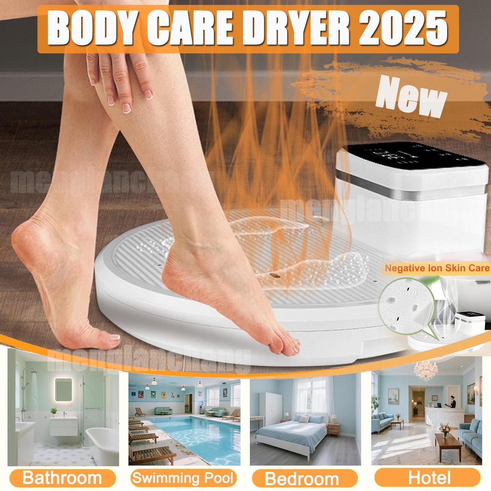 Körpertrockner 2500W Ganzkörper-Trockner für Badezimmer mit Touchscreen