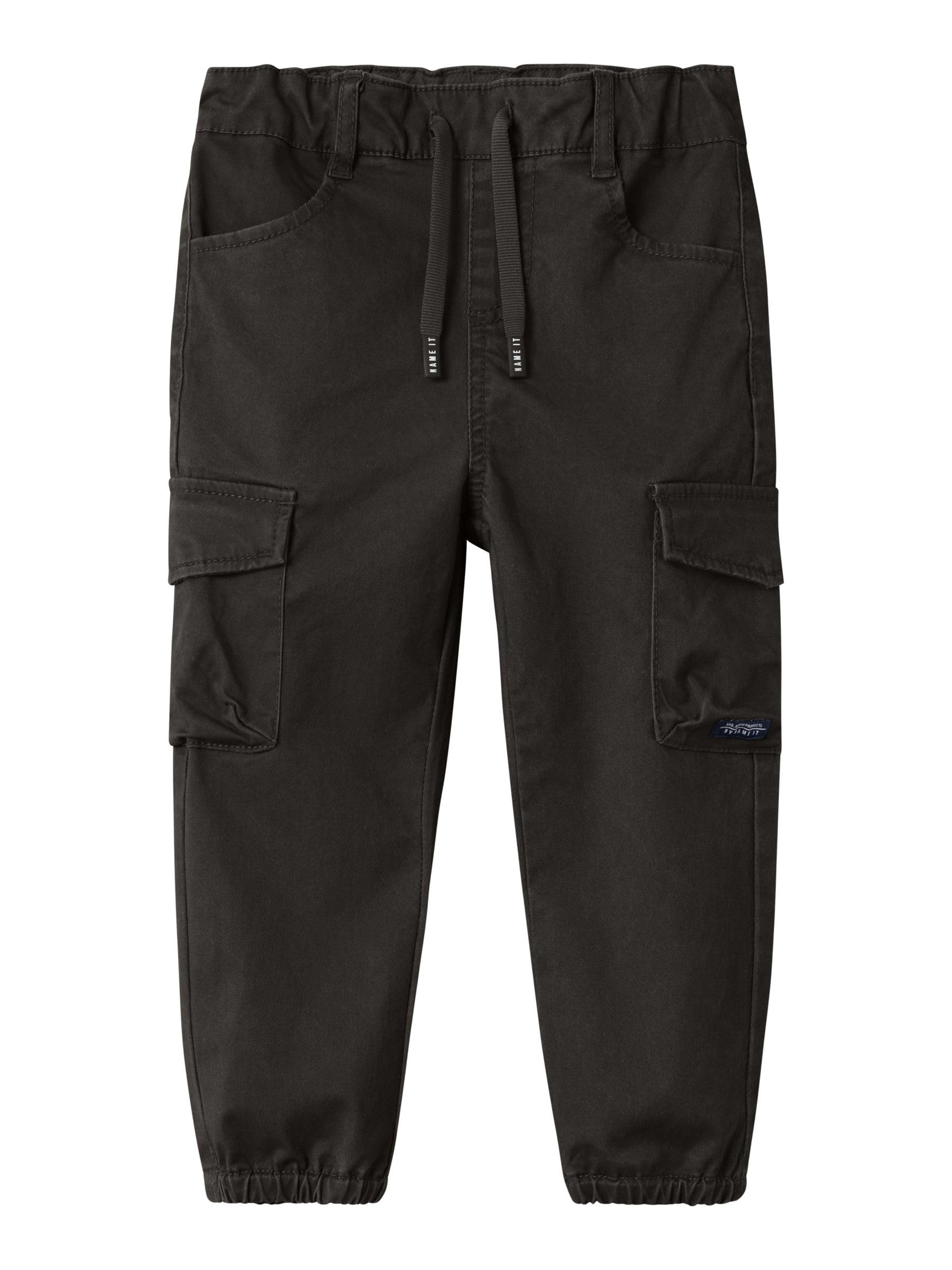 NAME IT Jungen Nmmben TWI Pant 1771-hi Noos Cargohose, Schwarz, 98 EU