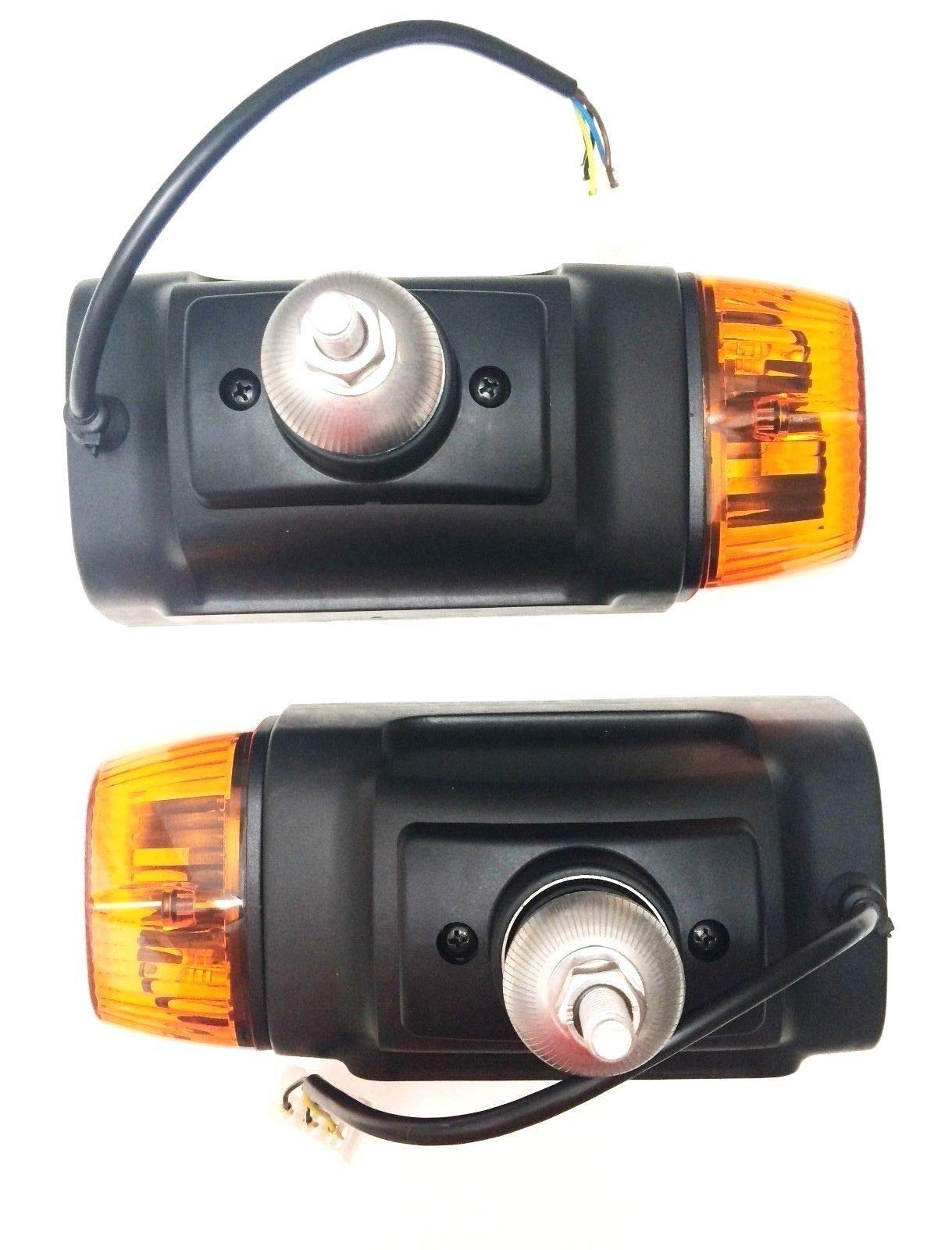 2 faros con intermitentes L + R Universal JCB Merlo Genie Terex Manitou Ausa SET