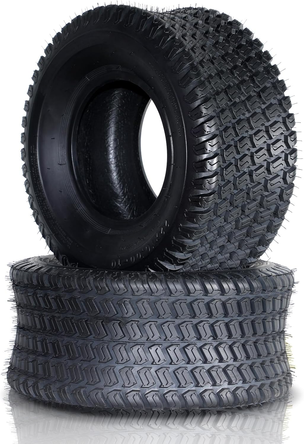 22x10.00-10 Lawn Mower Tractor Turf Tires 4 Ply 22x10x10 Lawn & Garden Golf Cart Tires Tubeless Set of 2