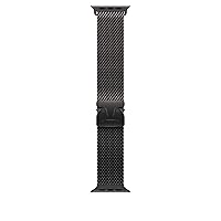 Apple Watch Band - Loop in maglia milanese - 49 mm - Nero - Small