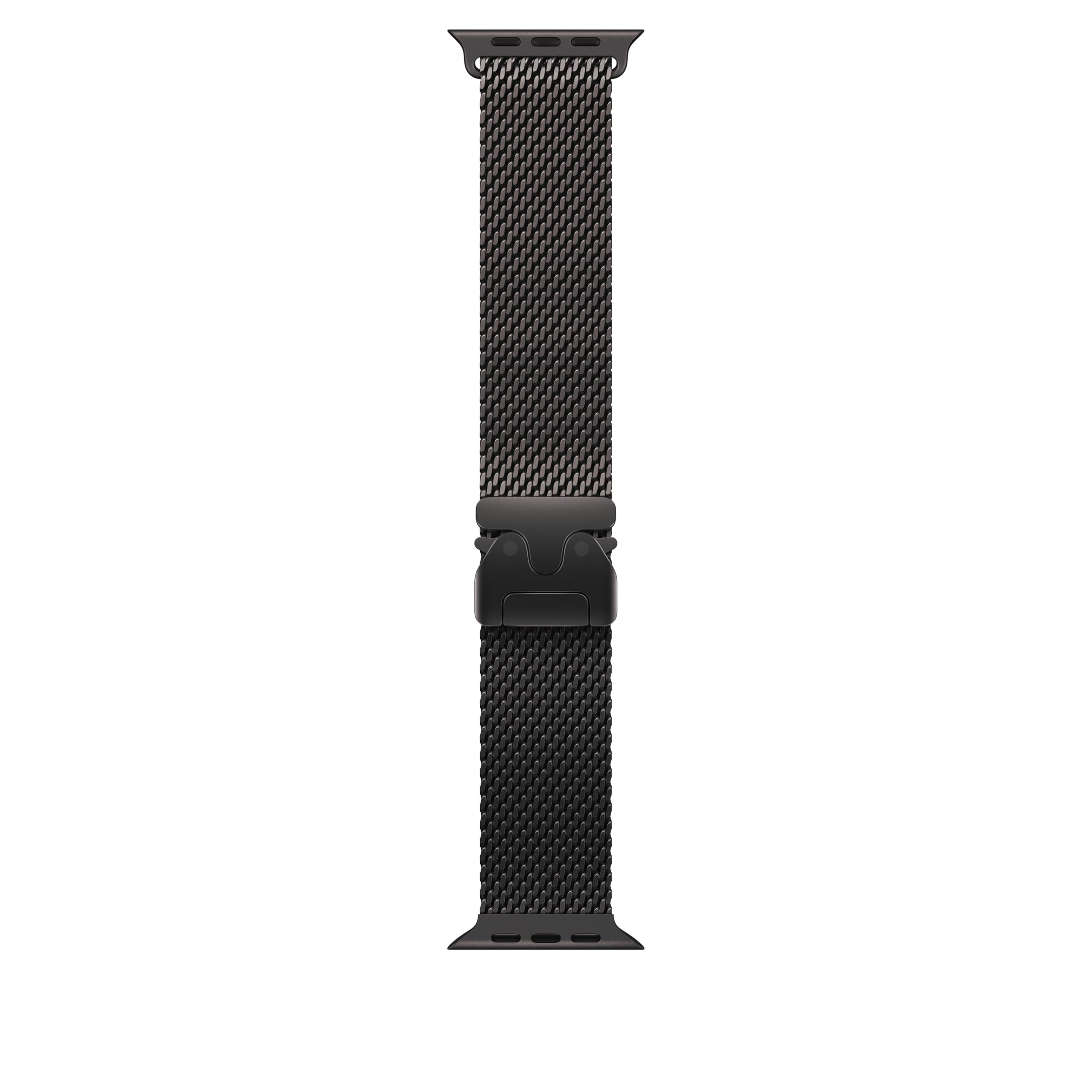 Photo 1 of Apple Watch Band - Milanese Loop - 49mm - Black - Medium