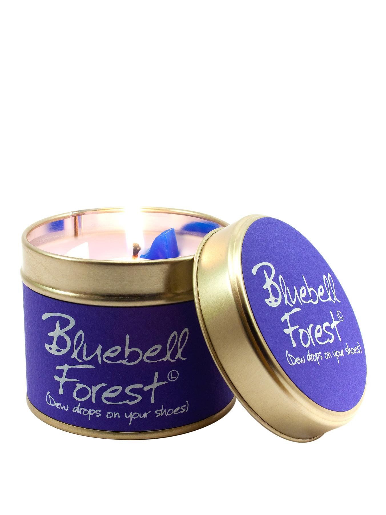 Lily-Flame Bluebell Forest Tin Candle