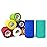 [8 Pack-4 x5Yards] Assorted Color- Self Adhesive Bandages Wrap, Athletic Elastic Cohesive Bandage for Vet Wrap, Sports Injury, Strain, Knee&Wrist, Ankle Sprains. First Aid Non-Woven Bandages