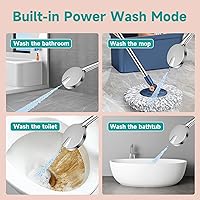 Vista 6 de 6“ Filtered Shower Head with Handheld, 6 Modes High Pressure Shower Head with Filter for Hard Water, Detachable Showerhead with Stainless Steel Hose