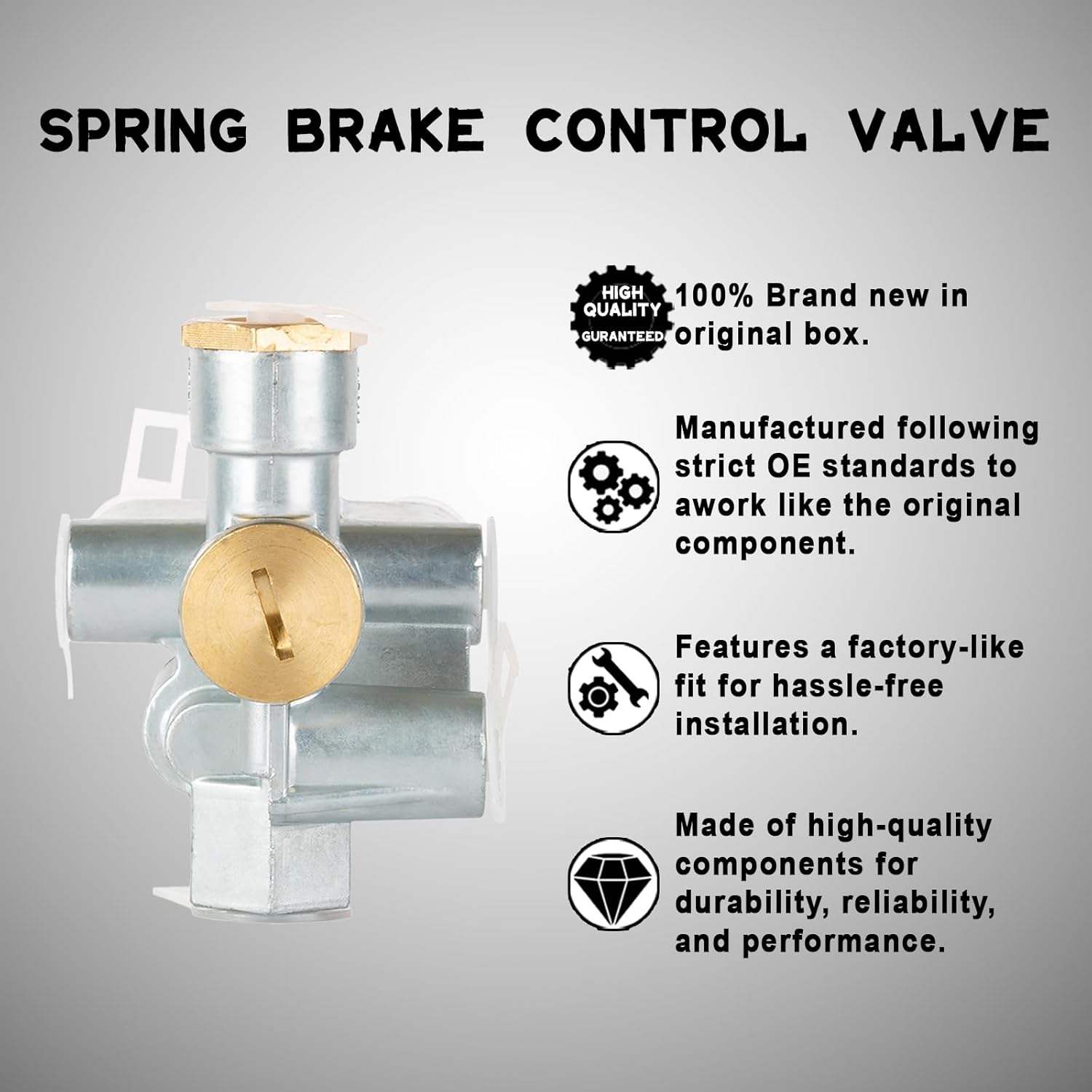 110800 Replaces 110800 Spring Brake Control Valve W/Hole Replaces Sealco 170.110800