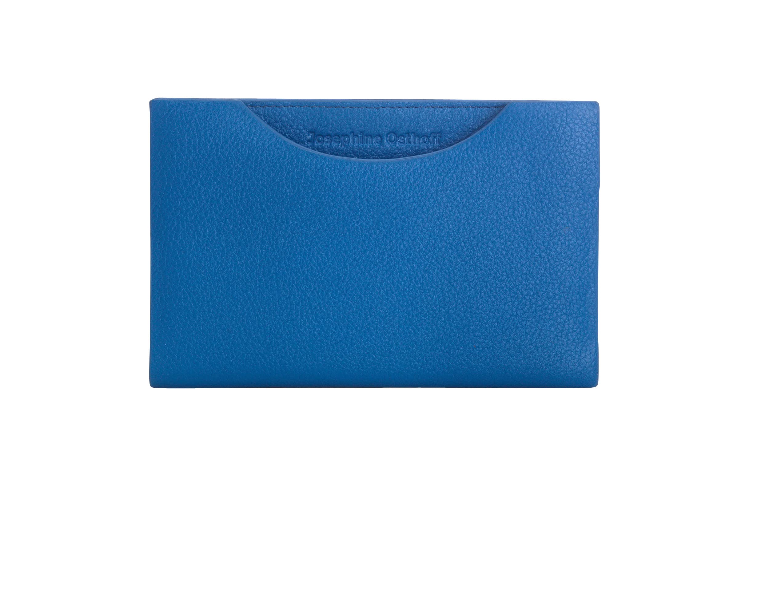 Hamburg płaski portfel z prawdziwej skóry z ochroną RFID, Royal, 15 x 10 x 1 cm, Portmonetka na monety