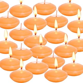 40 Pcs Floating Candles Centerpieces, 1.5 Inch Unscented Floating Candles Small Decoration for Valentine's Day, Thanksgiving, Wedding, Holiday, Parties and Home Decor