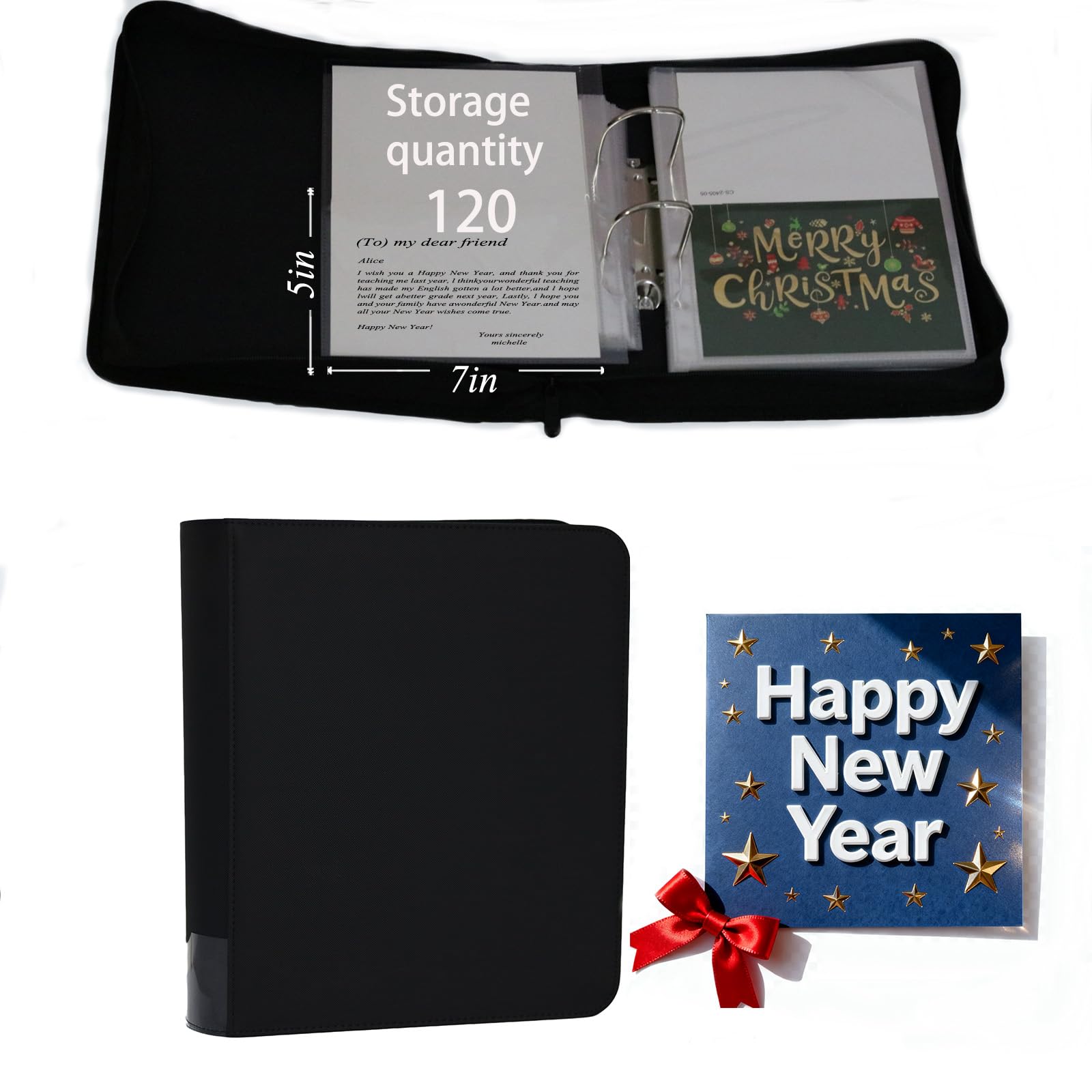 wedding card binder Amazon.com: Magiarcana greeting card binder organizer Storage boxes and  Display;christmas card photo album,Birthday card holder organizer, fit wedding  card,Index card,Postcards invitation (black) : Home & Kitchen