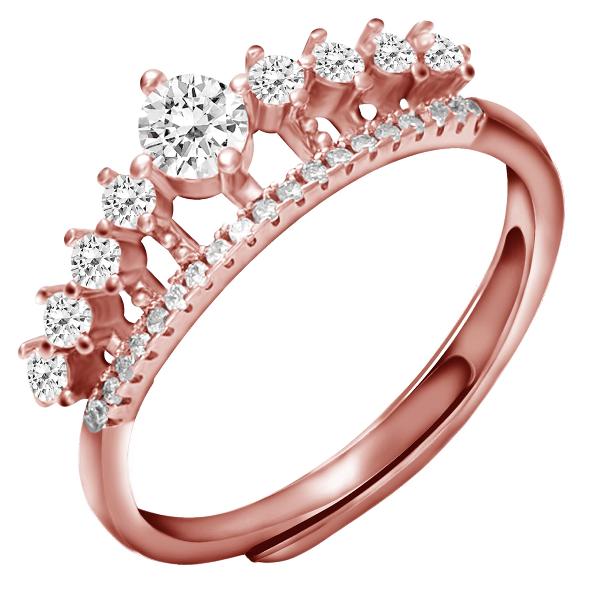 GIVA 925 Silver Rose Gold Queens Crown Ring, Adjustable | Gifts for Girlfriend, Gifts for Women and Girls | With Certificate of Authenticity and 925 Stamp | 6 Month Warranty* (B09LMB3GWF) Amazon Price History, Amazon Price Tracker