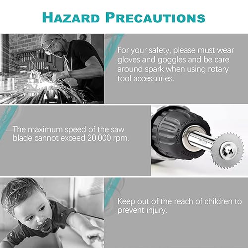 Vista 10 de 8 hojas de sierra de taladro rotativo