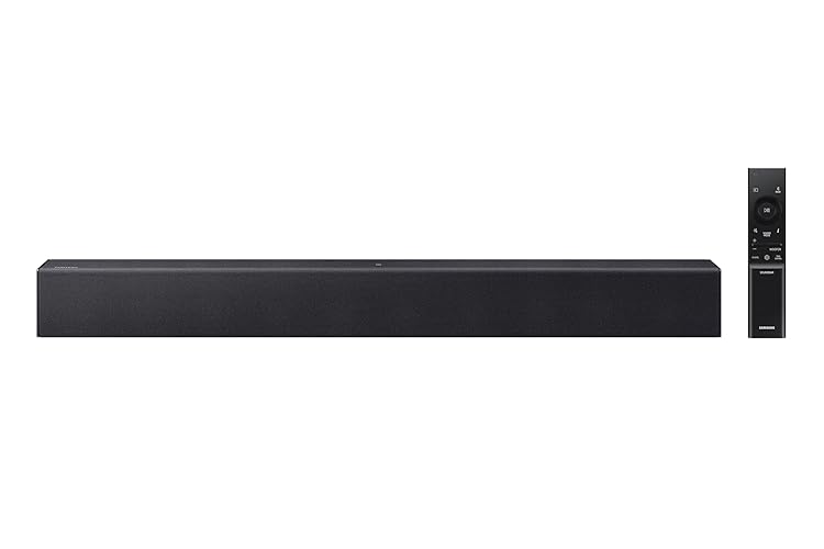 Samsung B-Series Soundbar HW B400F 2.0 ch Soundbar with Built in Subwoofer (2025 Model) One Remote Control, Surround Sound Expansion, Voice Enhance Mode - HW-B400F - Soundbar